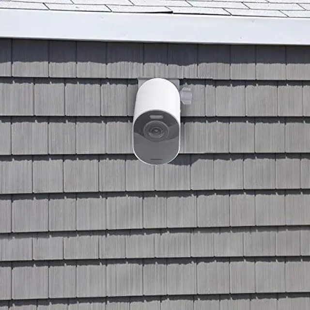 Alt view image 7 of 7 - HOLACA [Upgraded Version] Vinyl Siding Clips for Arlo Ring Roelink ZUMIMALL Eufy Security Camera, Hanger Hooks for Mounting Security Camera, Weatherproof Stainless Steel Material (2 Pack, White)