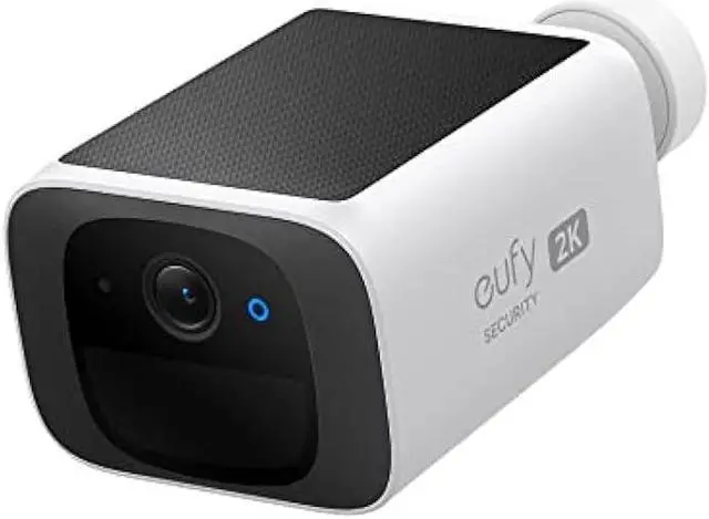Main image of eufy Security SoloCam S220, Solar Security Camera, Wireless Outdoor Camera, Continuous Power, 2K Resolution, Wireless, 2.4 GHz Wi-Fi, No Monthly Fee, HomeBase 3 Compatible
