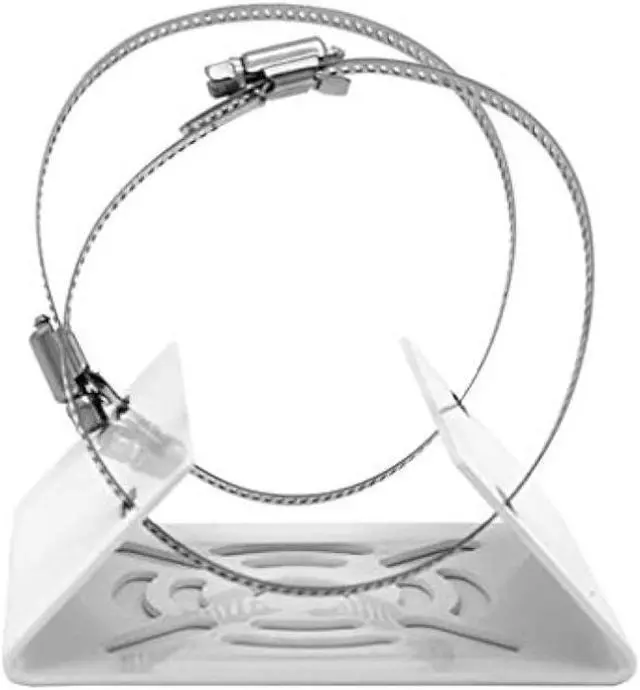 Alt view image 5 of 6 - Ahn'Qiraj 2Pcs Universal Vertical Pole Mount Bracket Mount Camera Adapter for CCTV Security Camera Ptz Dome Vertical Pole Wall Mounting Bracket with (8 Loops) (2)