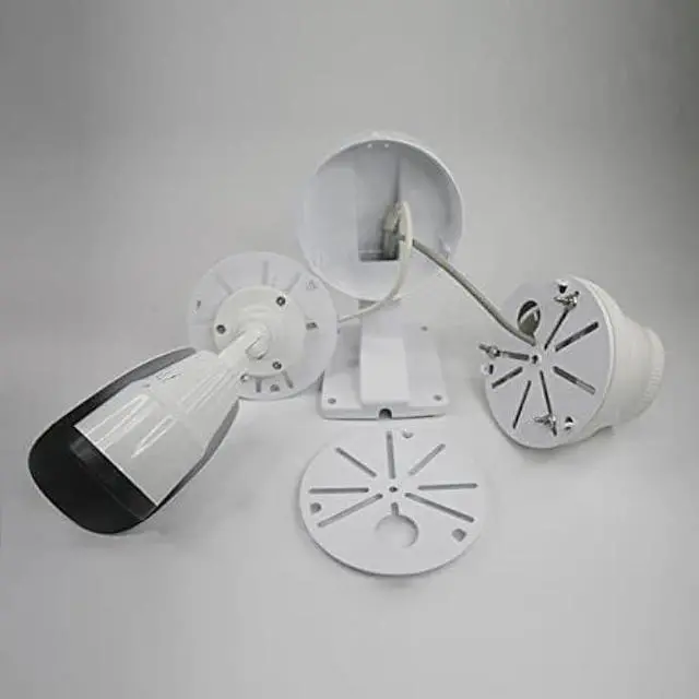 Alt view image 3 of 7 - compcctv Security Camera Mount Bracket, Aluminum Indoor Outdoor Wall Mount Bracket L-Type Bracket for CCTV Security Dome IP Camera Mounting,Universal outdoor Security Camera Junction Box Mount Bracket
