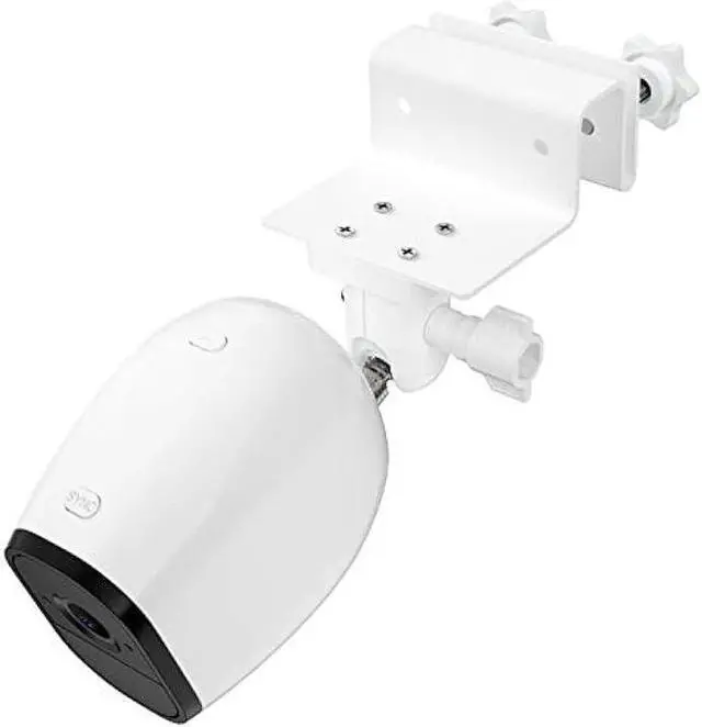 Alt view image 2 of 7 - HOLACA Gutter Mount for Arlo Pro 4 eufyCam 2C Pro E and 2 E20 E40 L20,Arlo Essential,Arlo Pro 2,Arlo Pro 3,Wyze Cam Outdoor,Arlo GO,Arlo Ultra Ultra 2,Arlo Light and Solar Panel(2 Pack, White)
