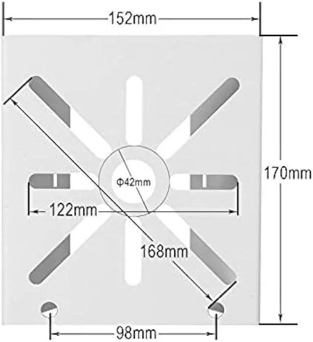 Alt view image 3 of 7 - WiTi Universal Vertical Pole Mount for Security Camera, Solid Metal Bracket with Loops, Suitable for CCTV Cameras(Medium Size)