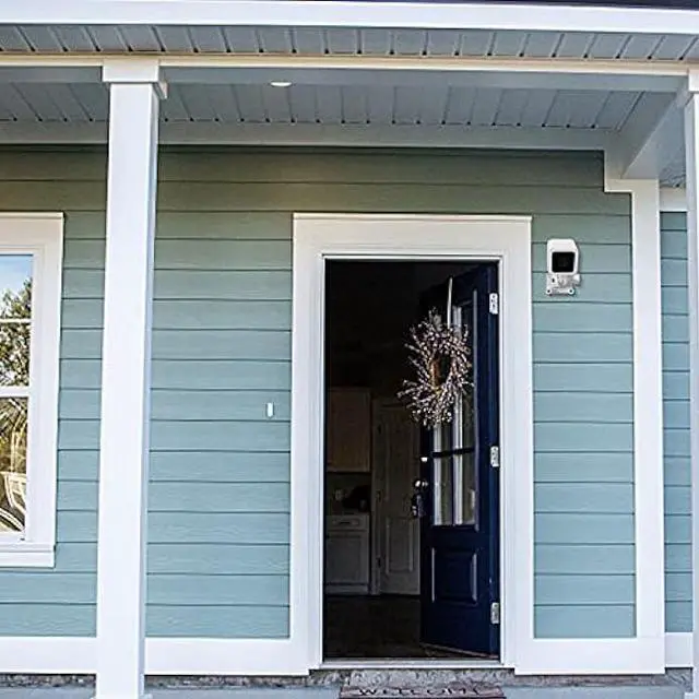 Alt view image 4 of 7 - HOLACA Vinyl Siding Hooks Mount for Wyze Cam V3,Siding Hanger Clips for Mounting Wyze Cam V3 Camera, Weatherproof Stainless Steel Material (White 2Pack)