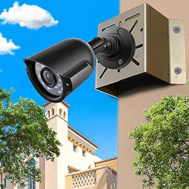 Alt view image 2 of 7 - WiTi Universal Corner Mount for Security Camera, Stainless Steel Mounting Corner Bracket for Wall Mount Corner, Suitable for CCTV Cameras LED Wall/Stage Lights, Solar Panels (Small Size)