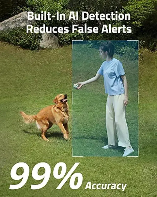 Alt view image 3 of 6 - eufy Security Outdoor SoloCam S230(S40), Solar Security Camera, Wireless Outdoor Camera, Battery Camera, Integrated Solar Panel, Spotlight Camera, 2K, 2.4 GHz Wi-Fi, No Monthly Fee, Motion Only Alert