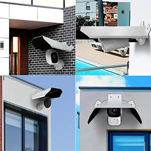 Alt view image 5 of 6 - Universal Security Camera Sun Rain Cover Shield, Protective Roof for Dome/Bullet Outdoor Camera