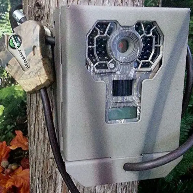 Alt view image 6 of 6 - CAMLOCKbox Theft-Deterrent Powder-Coated Steel Security Box Compatible with Stealth Cam G Series Trail Cameras (17700)