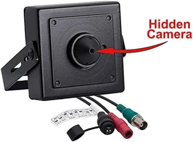 Alt view image 7 of 7 - Evertech 1080p HD 4in1 AHD TVI CVI, Analog Indoor Hidden Camera with Pinhole Lens