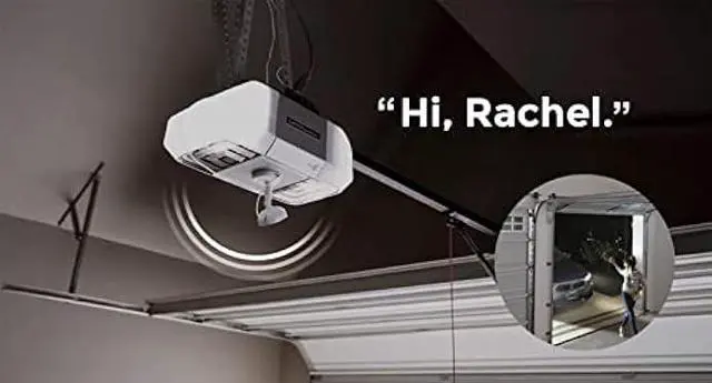 Alt view image 3 of 3 - LiftMaster myQ Smart Garage HD Camera - WiFi Enabled - myQ Smartphone Controlled - Two Way Audio - Works with Key by  in-Garage Delivery - Model MYQ-SGC1WLM, White