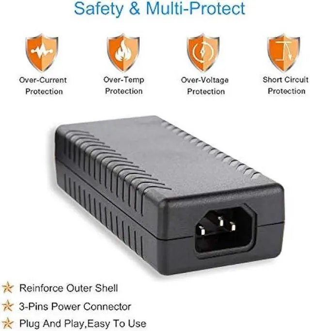 Alt view image 5 of 7 - 12V 7A Power Supply Security Surveillance - AC 100-240V to DC 12 Volt 7 Amp Switching Power Supply Adapter Transformer with 1 to 8 Splitter Cable for LED Strip Light CCTV Security System