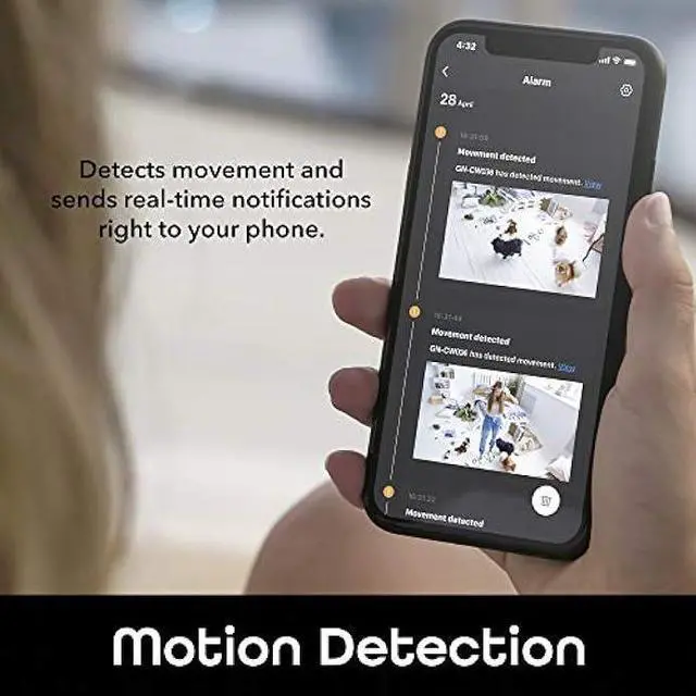 Alt view image 6 of 6 - Geeni Glimpse 1080p WiFi HD Smart Camera  Indoor Home Security Camera  No Hub Required  Voice Control  Motion Detection Camera Compatible