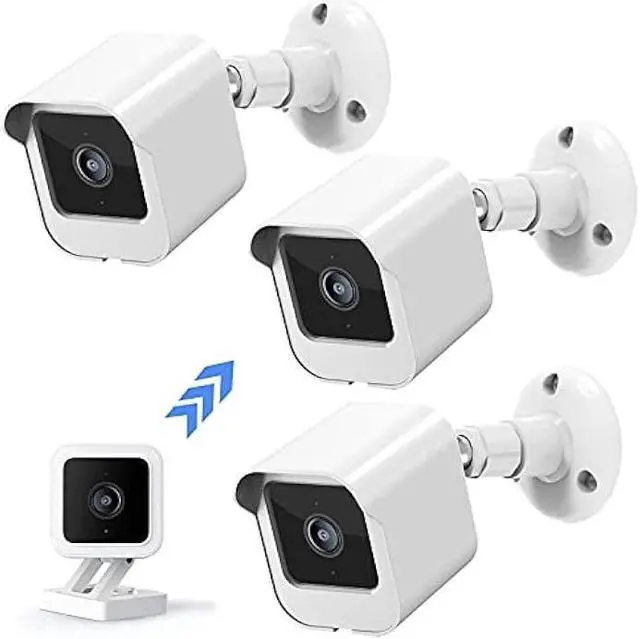 Main image of MROUNT Wyze Cam V3 Wall Mount, Weatherproof Protective Housing with 360 Degree Adjustable Mount Bracket Outdoor and Indoor, Security Camera System Accessories (WHITE-3Pack)