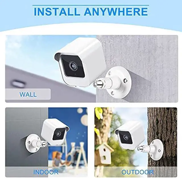Alt view image 3 of 7 - MROUNT Wyze Cam V3 Wall Mount, Weatherproof Protective Housing with 360 Degree Adjustable Mount Bracket Outdoor and Indoor, Security Camera System Accessories (WHITE-3Pack)