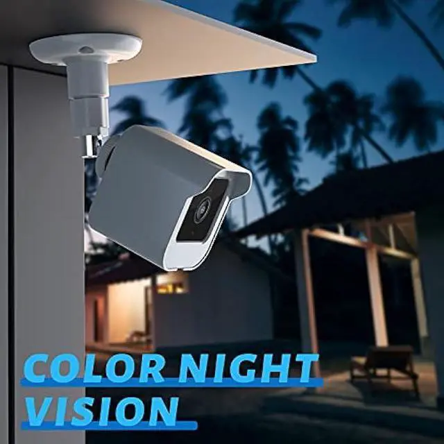 Alt view image 5 of 7 - MROUNT Wyze Cam V3 Wall Mount, Weatherproof Protective Housing with 360 Degree Adjustable Mount Bracket Outdoor and Indoor, Security Camera System Accessories (WHITE-3Pack)