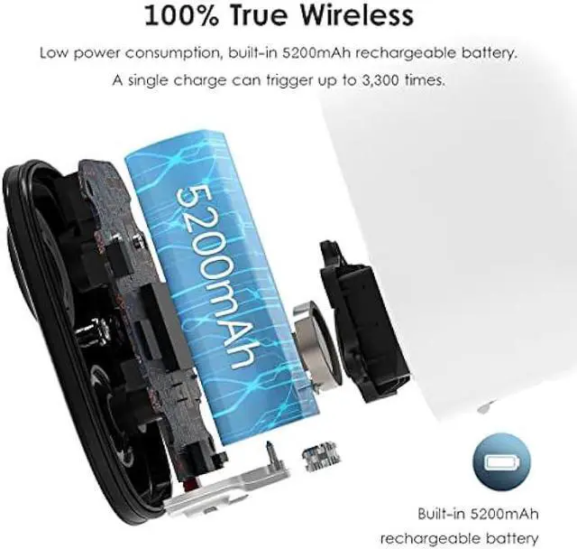 Alt view image 6 of 6 - Security Camera Wireless Outdoor, 2-Way Talk Battery Powered Wi-Fi Cameras for Outside and Indoor 1080P Night Vision AI Motion Detection Spotlight Siren Alarm IP65 Weatherproof