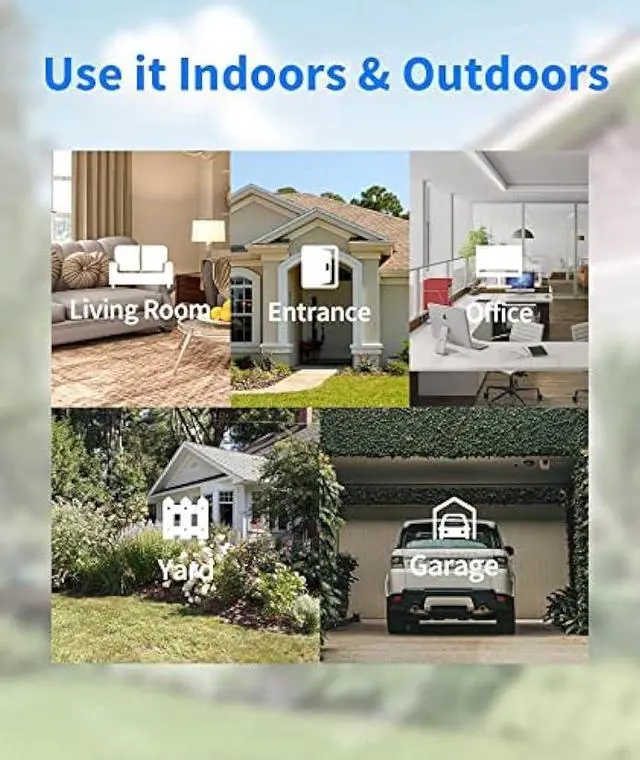 Alt view image 4 of 6 - Security Cameras Wireless Outdoor, 1080P WiFi Camera Outdoor Wireless w/Color Night Vision, AI/PIR Detection, 2-Way Talk, Cloud/SD, Weatherproof, Battery Powered Outdoor Cameras for Home Security