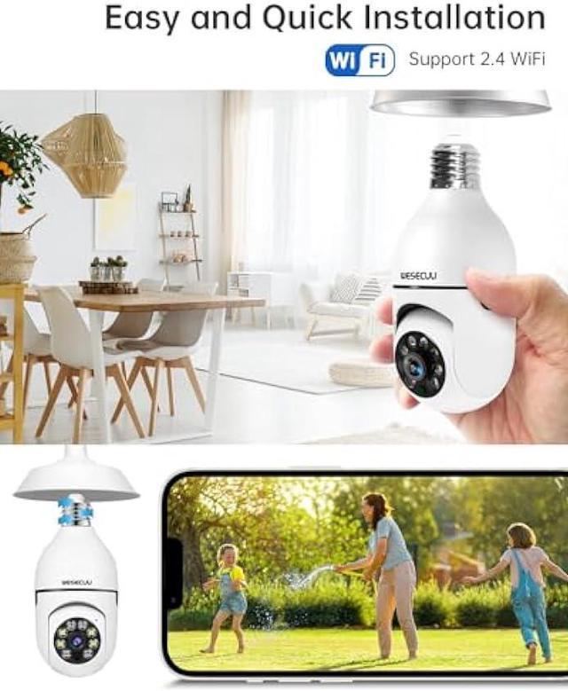 INQMEGA E27 Light Bulb Smart Camera Review! 