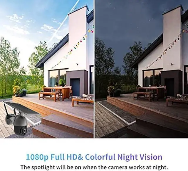 Alt view image 6 of 6 - SOLIOM S600 3G/4G LTE Outdoor Solar Powered Cellular Security Camera Wireless,Pan Tilt 360°View Spotlight,1080p Night Vision,2 Way Talk,PIR Motion Sensor,No WiFi,US Version