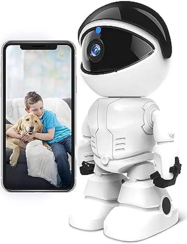 Main image of Indoor Camera,2K Cameras for Home Security, Pet Camera with phone App,Security Camera Indoor Wireless,Smart Pan Tilt Camera for Baby Monitor,2-Way Audio, Night Vision, Auto Tracking, Motion Detection