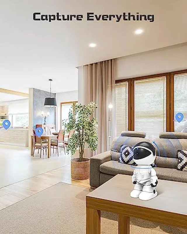 Alt view image 6 of 6 - Indoor Camera,2K Cameras for Home Security, Pet Camera with phone App,Security Camera Indoor Wireless,Smart Pan Tilt Camera for Baby Monitor,2-Way Audio, Night Vision, Auto Tracking, Motion Detection