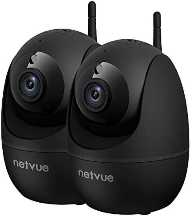 NETVUE Indoor Camera, 1080P FHD 2.4GHz WiFi Pet Camera with Phone App, Home  Camera for