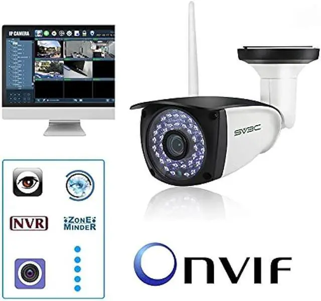 Alt view image 6 of 6 - SV3C WiFi Camera Outdoor, 1080P ONVIF Conformance Two-Way Audio Security Camera, Motion Detection IP Cameras, Night Vision Surveillance Alarm Cam for Indoor Outdoor, Support Max 128GB SD Card Record