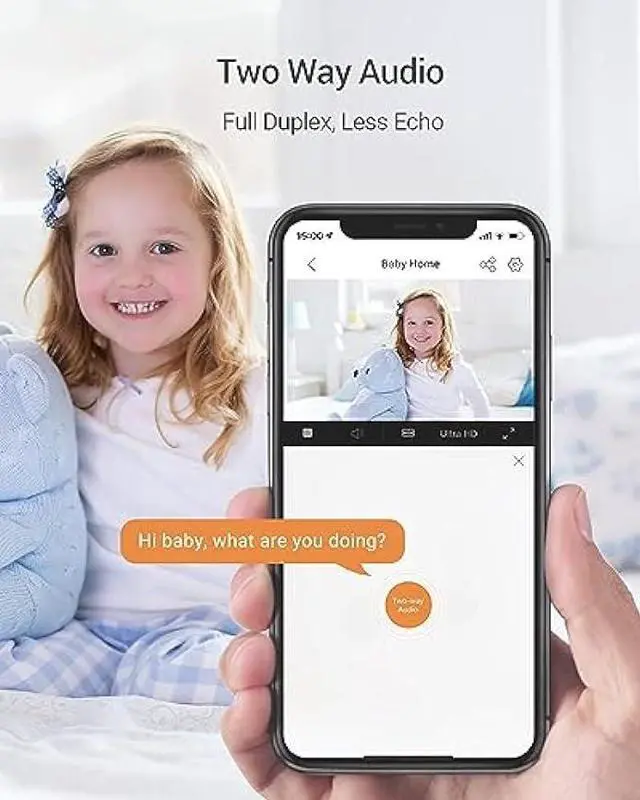 Alt view image 6 of 7 - EZVIZ Indoor Security Camera Dome, Baby/Pet Monitor, Pan/Tilt 360° 1080P, Smart IR Night Vision, Motion Detection, Custom Area, Auto Tracking, 2-Way Audio, Compatible with Alexa and Google(C6N)
