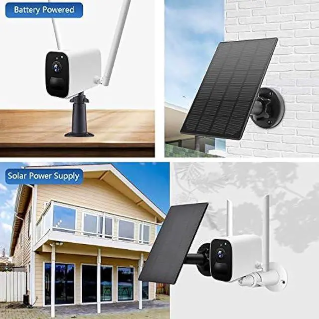 Alt view image 4 of 6 - StartVision Solar Panel for Rechargeable Battery Outdoor Camera,Waterproof Solar Panel with 9.8ft USB Cable, Continuously Power for Outdoor Security Camera,5V 3.5W Micro USB Port