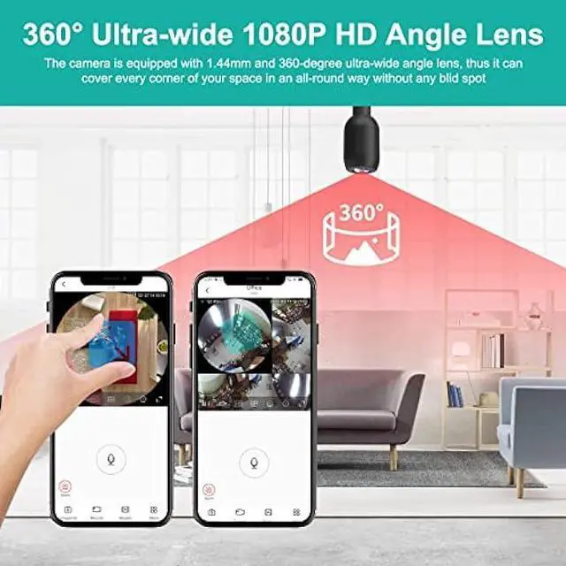 Alt view image 4 of 6 - FINSUI Spy Camera WiFi Hidden Camera 1080P HD Mini Spy Cams for Home Security Easy to Use Wireless Indoor Smallest Nanny Camera with Motion Detection for Home Office Monitoring