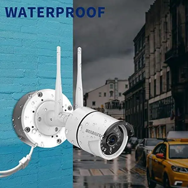 Alt view image 3 of 6 - (Waterproof Camera Junction Box) Universal Bullet Security Camera Mount Bracket Hide Cable, Metal Electric Enclosure, Outdoor Camera Cover, Base Junction Box for CCTV Cams (8 Pack)