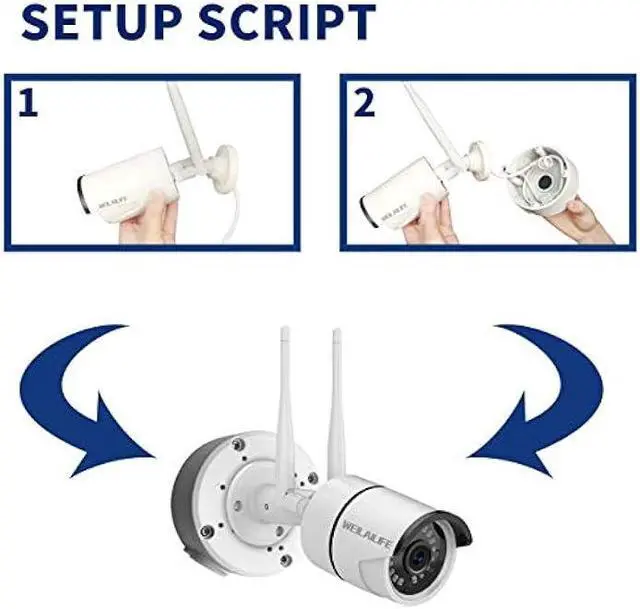 Alt view image 6 of 6 - (Waterproof Camera Junction Box) Universal Bullet Security Camera Mount Bracket Hide Cable, Metal Electric Enclosure, Outdoor Camera Cover, Base Junction Box for CCTV Cams (8 Pack)