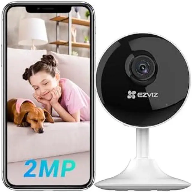 Main image of EZVIZ Indoor Security Camera 1080P WiFi Baby Monitor, Smart Motion Detection, Two-Way Audio, 40ft Night Vision, Works with Alexa & Google Assistant(C1C)