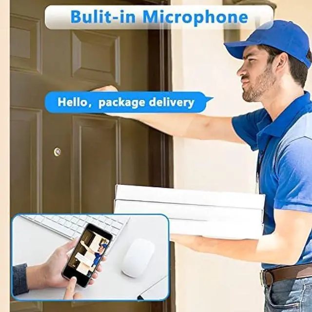Alt view image 5 of 6 - 6MP PoE IP Vandal Dome Security Camera Outdoor, 2.8mm Wide Angle, H.265, IP67 IK10, Built-in Microphone Audio, Human Vehicle Detection, Compatible with Hikvision Uniview NVR & Blue Iris