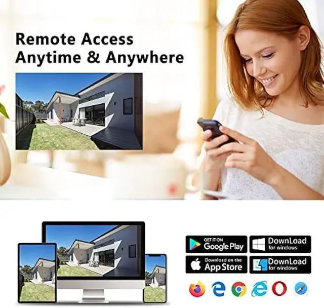 Alt view image 6 of 6 - 6MP PoE IP Vandal Dome Security Camera Outdoor, 2.8mm Wide Angle, H.265, IP67 IK10, Built-in Microphone Audio, Human Vehicle Detection, Compatible with Hikvision Uniview NVR & Blue Iris
