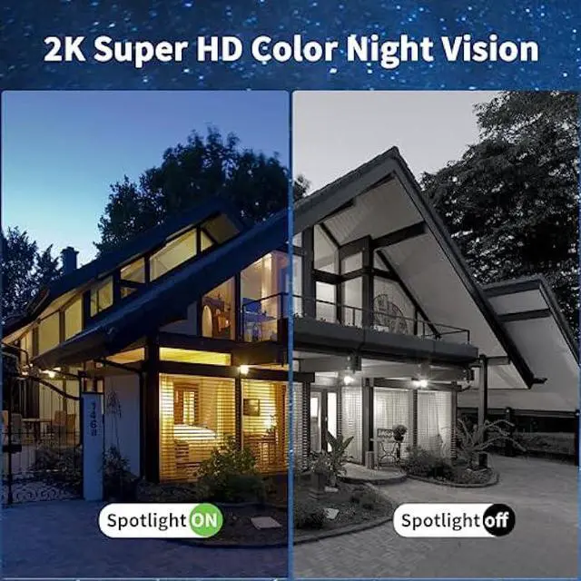 Alt view image 6 of 6 - Xega 4G LTE Cellular Security Camera Outdoor Solar Camera Wireless, 2K HD Color Night Vision PTZ 360° View, Smart PIR Motion Detection, 2-Way Talk, No WiFi, SIM Card Included, IP66 - US Version