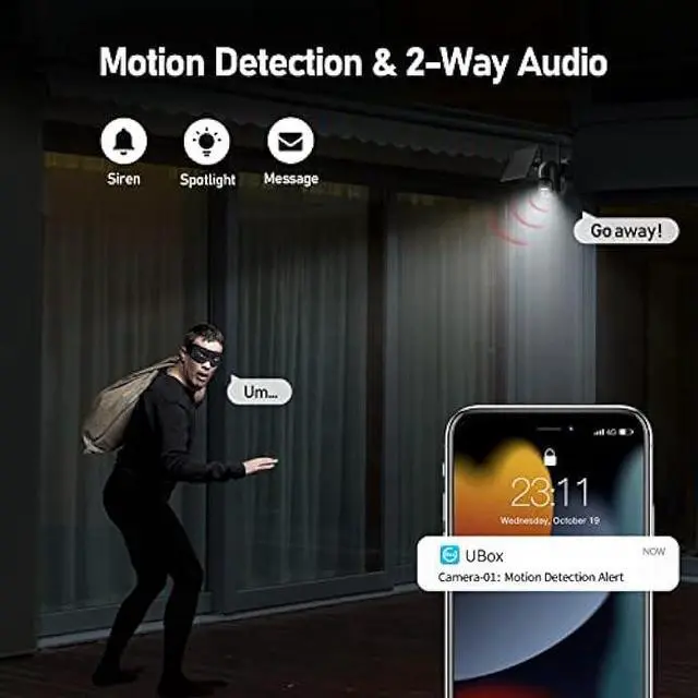 Alt view image 5 of 6 - SEHMUA 4G LTE Cellular Solar Security Camera Wireless Outdoor, No WiFi Solar Powered Camera, 360° Live View, 2K Color Night Vision, PIR Motion Sensor, 2 Way Talk(32G SD&SIM Card Included)