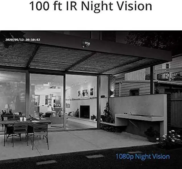 Alt view image 3 of 7 - SANNCE 1080p CCTV Security Camera, Dome Surveillance Camera with 100ft Night Vision, IP66 Waterproof for 960H,720P,1080P,5MP,4K Analog Security DVR (No Power Supply and Cable, Only a Camera)