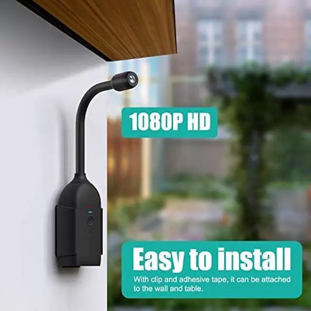 Alt view image 3 of 6 - FINSUI Spy Camera WiFi Hidden Camera 1080P HD Mini Spy Cams for Home Security Easy to Use Wireless Indoor Smallest Nanny Camera with Motion Detection for Home Office Monitoring