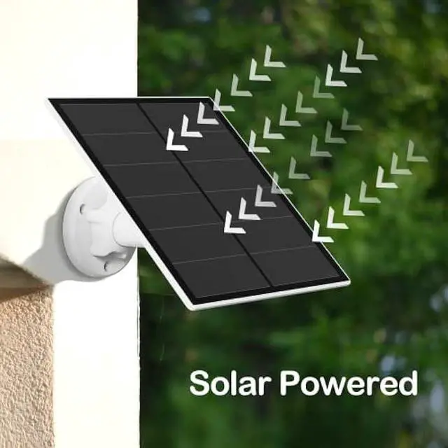 Alt view image 3 of 4 - Sense-U Mini Solar Panel, 3.3w Solar Panel Charger with USB-B Output Port and Mounting Kit Compatible with Sense-U Outdoor Security Camera and Most 5V Rechargeable Battery Powered Surveillance Cameras