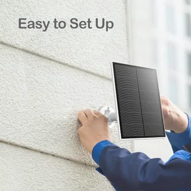 Alt view image 4 of 4 - Sense-U Mini Solar Panel, 3.3w Solar Panel Charger with USB-B Output Port and Mounting Kit Compatible with Sense-U Outdoor Security Camera and Most 5V Rechargeable Battery Powered Surveillance Cameras