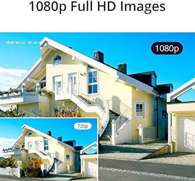 Alt view image 2 of 7 - SANNCE 1080p CCTV Security Camera, Dome Surveillance Camera with 100ft Night Vision, IP66 Waterproof for 960H,720P,1080P,5MP,4K Analog Security DVR (No Power Supply and Cable, Only a Camera)