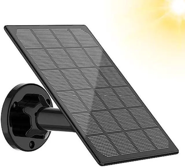 Main image of StartVision Solar Panel for Rechargeable Battery Outdoor Camera,Waterproof Solar Panel with 9.8ft USB Cable, Continuously Power for Outdoor Security Camera,5V 3.5W Micro USB Port