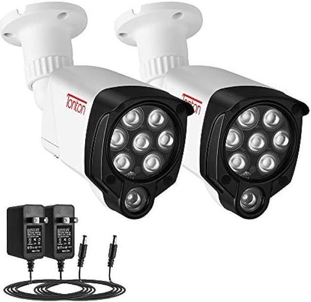 Tonton 2Pack LED IR Illuminator Wide Angle 8-LEDs 90 Degree 100Ft IR  Infrared Flood Light, Compatible for CCTV Security Cameras,IP Camera,Bullet 