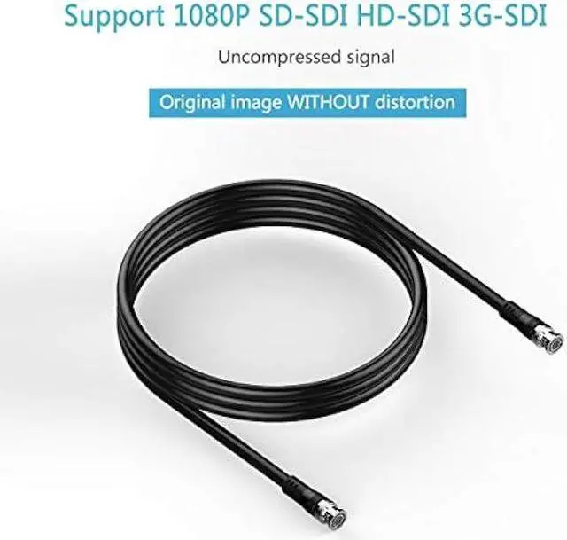 Alt view image 4 of 7 - FURUI SDI Cable 75ft, HD-SDI Cable 3G 75 Ohm Coax Cable 75-5 BNC to BNC Cable Copper Connectors Anti Oxidant 1080P for Video Security Camera CCTV Systems