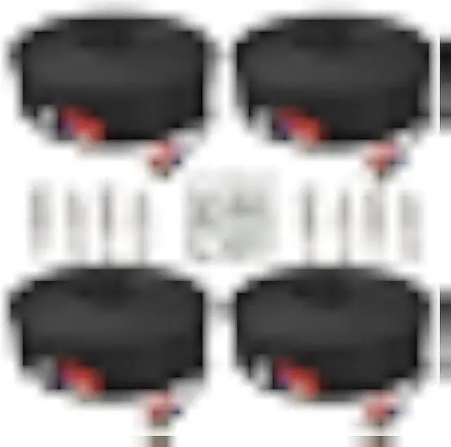 Main image of BNC Cable 200ft 4 Pack Aimyzii BNC Video Power Cable,All-in-One Video Security Camera Cable for CCTV Camera DVR Security Systems(Included 8X BNC Adapters,100 Pcs Cable Clips)-Black