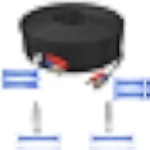 Alt view image 3 of 5 - BNC Cable 200ft 4 Pack Aimyzii BNC Video Power Cable,All-in-One Video Security Camera Cable for CCTV Camera DVR Security Systems(Included 8X BNC Adapters,100 Pcs Cable Clips)-Black