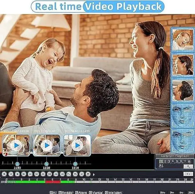 Alt view image 4 of 7 - WESECUU Poe Security Camera, IP Camera, CCTV Camera, Surveillance Camera, Poe Camera Only Match POE Security Camera System with Motion Sensor, Phone app, Floodlight, Audio, Outdoor, Indoor