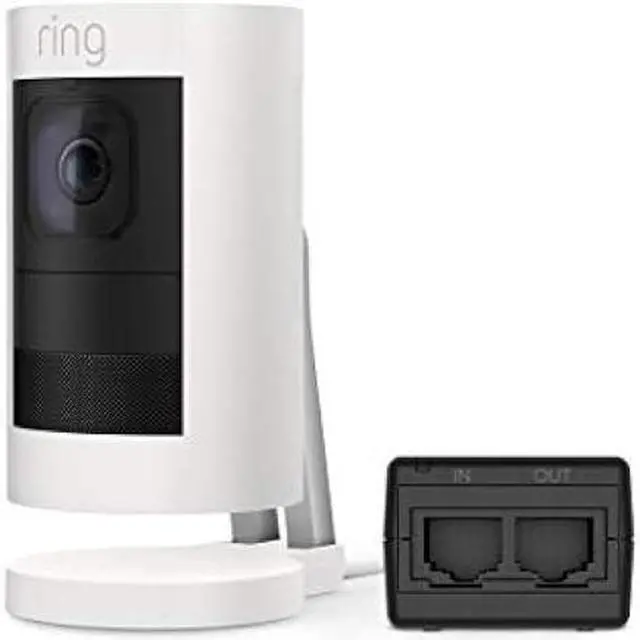 Alt view image 2 of 5 - Ring Stick Up Cam Elite, Power over Ethernet HD Security Camera with Two-Way Talk, Night Vision, Works with Alexa - White