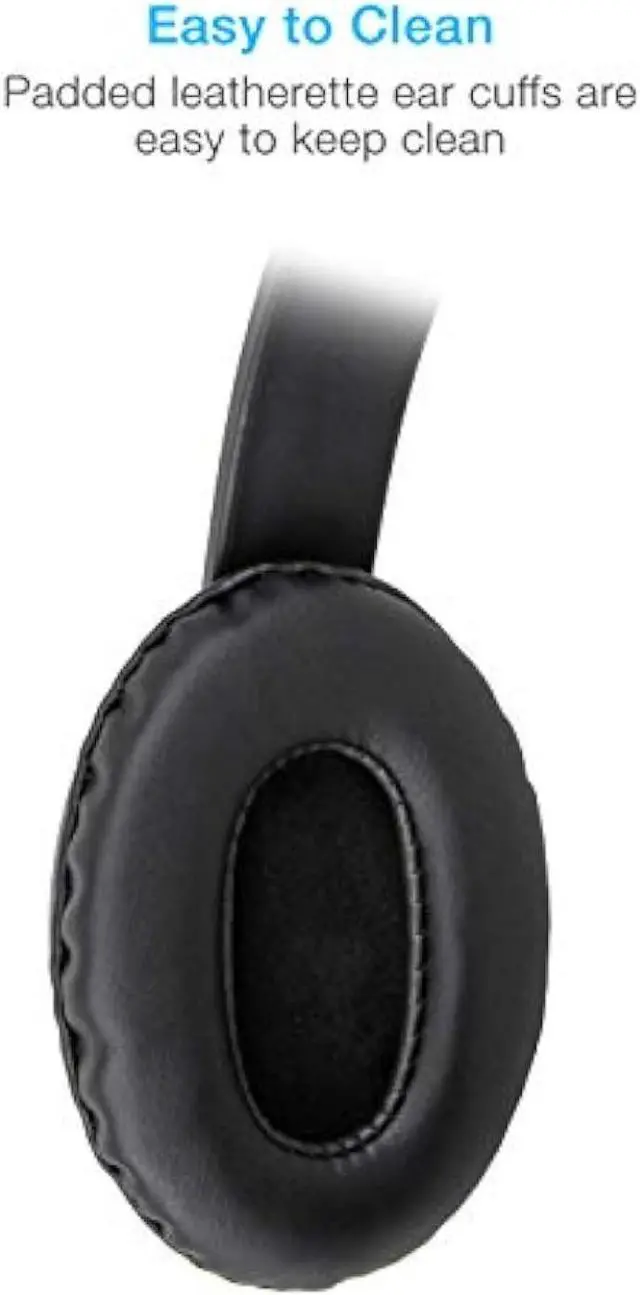 Alt view image 6 of 6 - Cyber Acoustics Stereo PC Headset (AC-4000), 3.5mm Connection, Noise Canceling Microphone for PC, Mac and, Tablets, Perfect for Classroom or Home