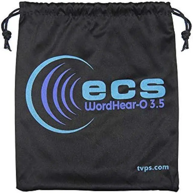 Alt view image 4 of 6 - ECS WordHear-O, Under Chin Transcription Headset 3.5mm Jack with Volume Control, Includes Replacement Ear sponges, Transcribing Headphones
